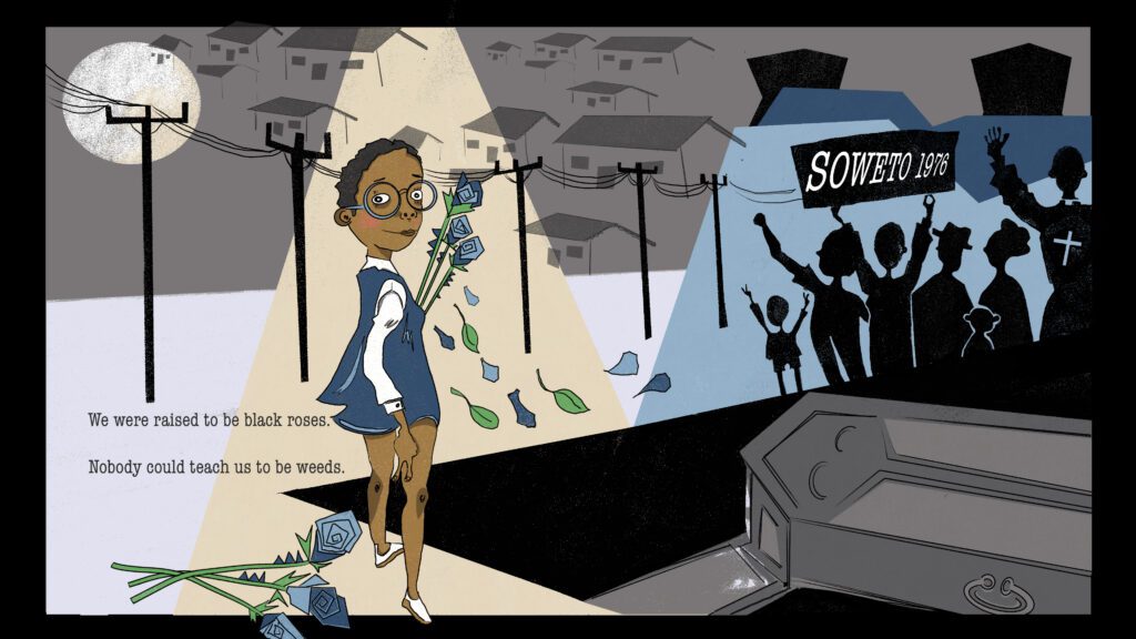 1976 Soweto protest illustration
